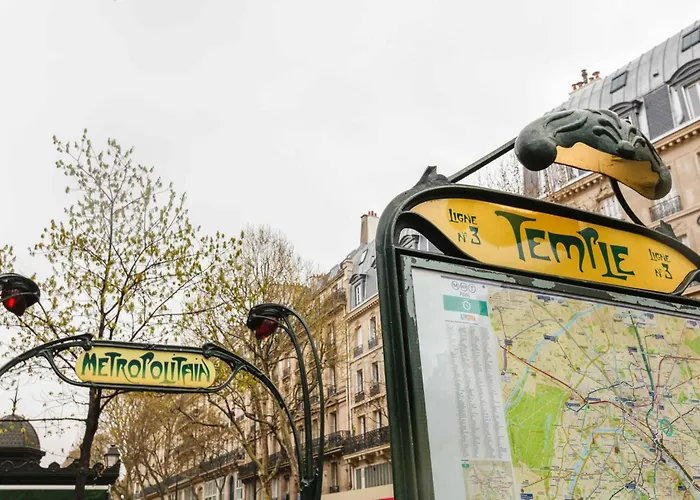 Apartament Charming - 1br-4p - Ac - Marais *